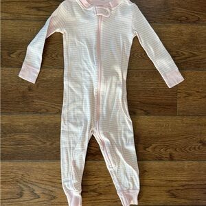 Hanna Andersson 2T Light Pink Striped Girls’ Pajama